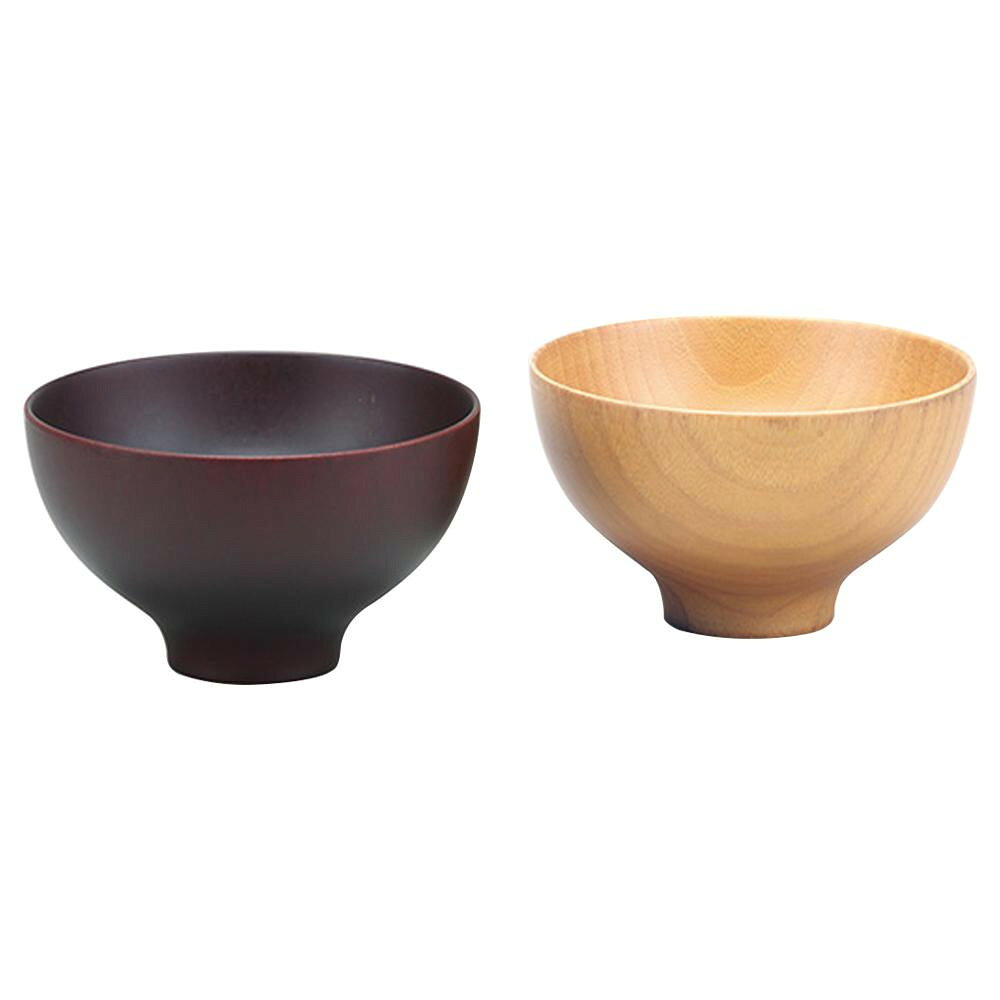器の木 天然木夫婦汁椀 4556