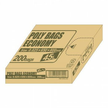 オルディ ポリバックエコノミーBOX45L 乳白半透明200P 40703 [ラッピング不可][代引不可][同梱不可](3)