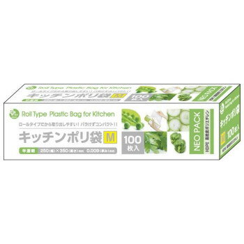 オルディ BOXポリキッチンポリ袋HD-M 半透明100P×60個 10402802 [ラッピング不可][代引不可][同梱不可]