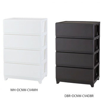 &nbsp;収納用品 デコニーシーヴォワイド 4段 組立式 WH・DCNW-CV4WHマットな素材感のおしゃれな収納。【収納用品 デコニーシーヴォワイド 4段 組立式 WH・DCNW-CV4WH】 fk094igrjs シンプルなデザインの収納です。インテリアに馴染みやすいカラーです。【収納目安】Yシャツ8枚、セーター6枚、バスタオル6枚※引出し1段あたりの収納目安。サイズ約:W540×D415×H861mm(引出し内寸:約W463×D361×H161mm)個装サイズ：55.5×43×55.5cm重量約5800g個装重量：6900g素材・材質天板・本体枠・支柱・引出し・フロントパネル・脚:ポリプロピレンスベリ止め:ウレタンフォーム仕様耐荷重/天板:約3kg、引出し1段あたり:約3kg生産国日本 製品詳細 商品名：収納用品 デコニーシーヴォワイド 4段 組立式　WH・DCNW-CV4WHカラー・サイズ名称：1469306JANコード：4528302106900 広告文責 (有)イースクエアTEL:0120-532-772 ※お客さま都合による、ご注文後の[キャンセル][変更][返品][交換]はお受けできませんのでご注意下さいませ。※当店では、すべての商品で在庫を持っておりません。記載の納期を必ずご確認ください。※ご注文いただいた場合でもメーカーの[在庫切れ][欠品][廃盤]などの理由で、[記載の納期より発送が遅れる][発送できない]場合がございます。その際は、当店よりご連絡させていただきます。あらかじめご了承ください。※こちらの商品は【他商品との同梱】ができません。※こちらの商品は【ギフトサービス】をお受けすることができません。 こちらの商品は【お取り寄せ(7〜10営業日以内に発送予定)】となります。