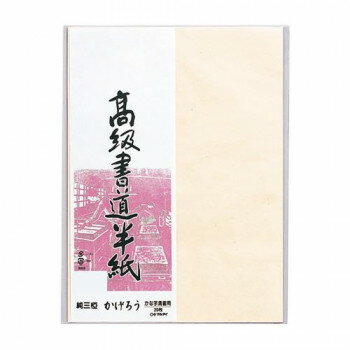 高級書道半紙 かげろう 20枚パック 20セット P20タ-91 [ラッピング不可][代引不可][同梱不可]