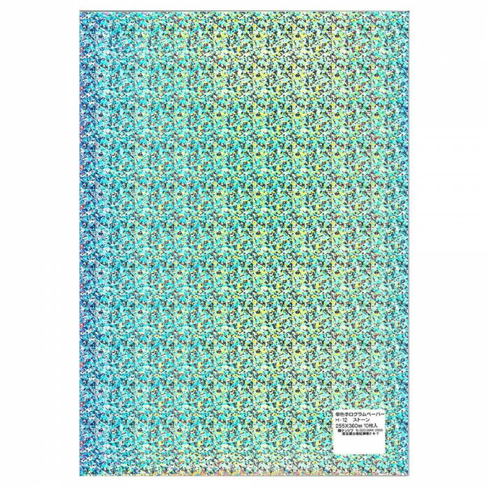 ホログラムペーパー 10枚入 ストーン H-12 10 セット