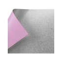 銀箔両面和紙 単色 25.5×36cm 桃 10枚入 US-4P 1 セット