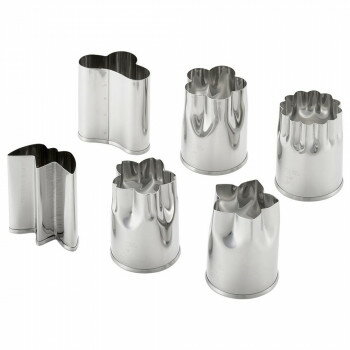 料理のいろは 野菜抜き型 大 6pcs YJ2788