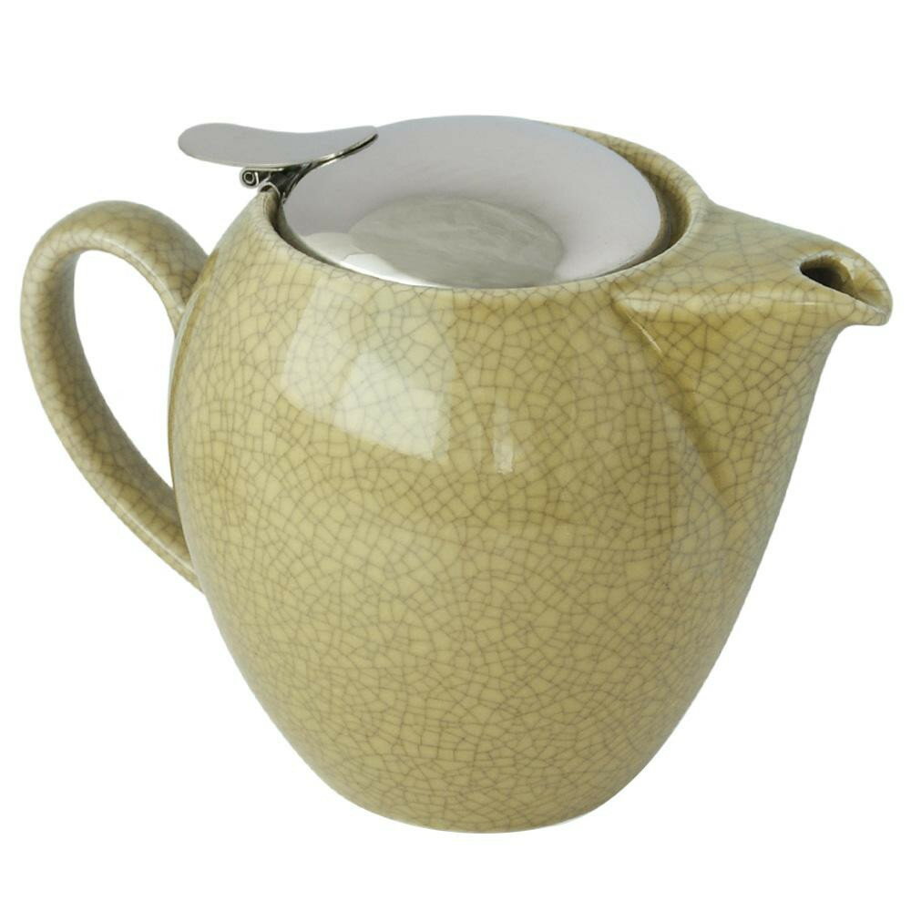 ZERO JAPAN ユニバーサルティーポット4人用 クラックルカラーズ BBN-03 SKY・クラックルイエロー