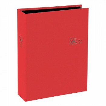 ナカバヤシ セラピーカラーポケットアルバム L判2段160 レッド TCPK-L-160-ER