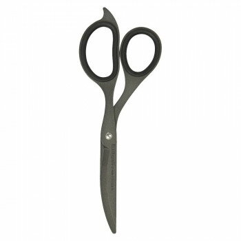 ナカバヤシ サクットカット ハサミ ヒキギリスリム フッ素コート ダークグレー NH-HSF180DG