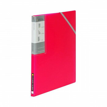 ナカバヤシ ポイホルダー クリアホルダー A4ワイド 8ポケット ピンク CB5034P