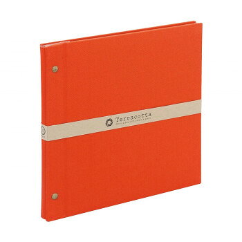 ナカバヤシ テラコッタ フリーアルバム デミ レッド TER-DF-140-R