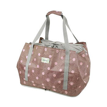 CHARMISS レジカゴトート 水玉 ブラウン 15-5029-50