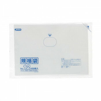 ジャパックス LD規格袋 厚み0.030mm No.12 透明 100枚×10冊×4箱 K-12 [ラッピング不可][代引不可][同梱不可]