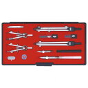 KD型製図器 SE 14品組A 1-730-7020