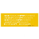 テンプレート NO1 英字・数字 1-843-1001