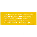 テンプレート NO4 英字・数字 1-843-1004