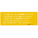テンプレート NO7 英字・数字 1-843-1007