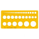 テンプレート NO101 円定規 1-843-0101