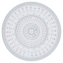 全円分度器 15cm型 1-822-0001