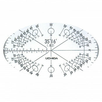 立体分度器 35度16′ 1-822-0203