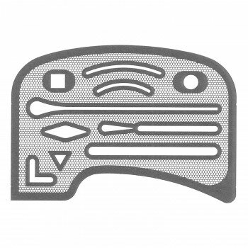 メッシュ精密字消板 1-820-0002