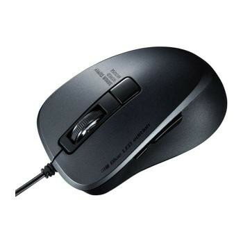 静音有線ブルーLEDマウス(5ボタン) MA-BL156BK 静音有線ブルーLEDマウス(5ボタン) MA-BL156BK