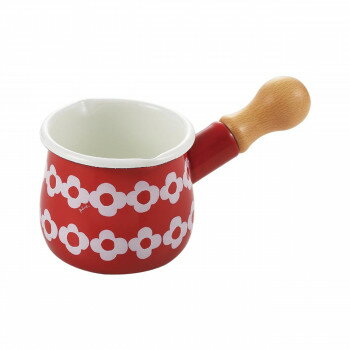 豊琺瑯 Plune.(プルーン) ホーロープチミルクパン(ガス火専用) RD・レッド OHANA TYJ-727