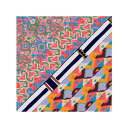 トレシー デザインクロス ツートンデザイン 24×24cm A 2424P-WOO TC5 アジア柄