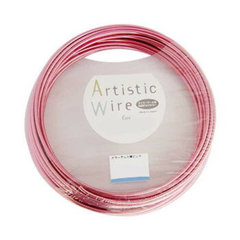 Embroidery - Artistic Wire(アーティスティックワイヤー) カラーアルミ線 ピンク 2.5mm×10m