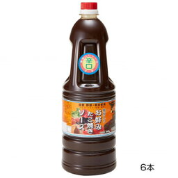 和泉食品 タカワお好みたこ焼きソース(濃厚) 辛口 1.8L(6本) [ラッピング不可][代引不可][同梱不可]