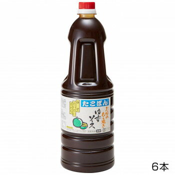 和泉食品 パロマゆずソース たこぽん (濃厚) 1.8L(6本) [ラッピング不可][代引不可][同梱不可]