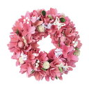 彩か(SAIKA) Wreath(リース) Natural Wreath ウッドフラワー Pink S CXO-920S [ラッピング不可][代引不可][同梱不可]