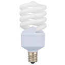 OHM 電球形蛍光灯 スパイラル形 E17 60形相当 昼光色 エコデンキュウ EFD15ED/12-E17SPB