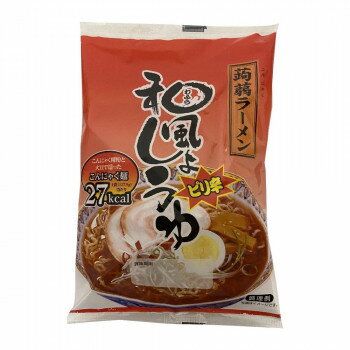 &nbsp;ナカキ食品 ラーメン蒟蒻 ピリ辛しょうゆ 24個セットこんにゃく精粉と大豆で造ったこんにゃく麺【ナカキ食品 ラーメン蒟蒻 ピリ辛しょうゆ 24個セット】 製造（販売）者情報ナカキ食品株式会社愛知県稲沢市目比町38fk094igrjs 大豆とこんにゃくを原料として作った麺です。特殊な製法により水洗いだけで、こんにゃく特有の匂いが消えるため、美味しくいただけます。スープは、行列のできるラーメン屋のプロが作り上げた逸品。こんにゃくの特質上、煮くずれせず麺がのびる事もないのでしっかりとした歯ごたえを楽しめます。カロリーが低く、お好みの野菜をトッピングすればさらにヘルシー!サイズ個装サイズ：34.3×25×23cm重量個装重量：6780g仕様賞味期間：製造日より90日生産国日本 広告文責 (有)イースクエアTEL:0120-532-772 ※お客さま都合による、ご注文後の[キャンセル][変更][返品][交換]はお受けできませんのでご注意下さいませ。※当店では、すべての商品で在庫を持っておりません。記載の納期を必ずご確認ください。※ご注文いただいた場合でもメーカーの[在庫切れ][欠品][廃盤]などの理由で、[記載の納期より発送が遅れる][発送できない]場合がございます。その際は、当店よりご連絡させていただきます。あらかじめご了承ください。※こちらの商品は【他商品との同梱】ができません。※こちらの商品は【ギフトサービス】をお受けすることができません。 こちらの商品は【お取り寄せ(7〜10営業日以内に発送予定)】となります。