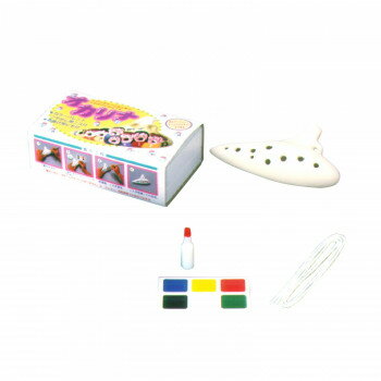 陶製オカリナ(大) 手づくりキット パレット付 [ラッピング不可][代引不可][同梱不可]