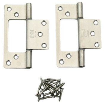 ステンフラッシュ蝶番89mm HL 2枚入 17478