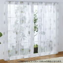SNOOPY スヌーピー レースカーテン2枚セット フラワー 100×198cm KO-2