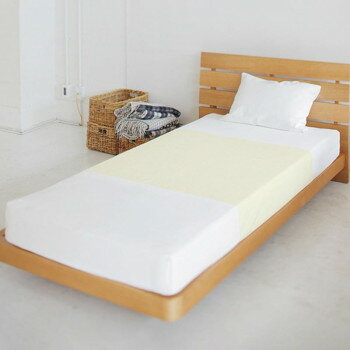 フットマーク 綿パイルシーツ 90×145cm イエロー 403107