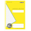 ショウワノート ジャポニカセクション B5判 10mm方眼 MJS-10Y イエロー 00210402 10冊セット
