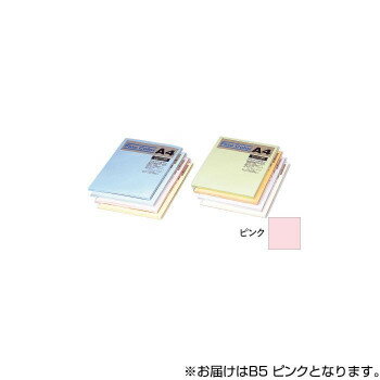 オストリッチダイヤ ニューファインカラーPPC用紙 B5 ピンク 500枚入 FPI5-B5