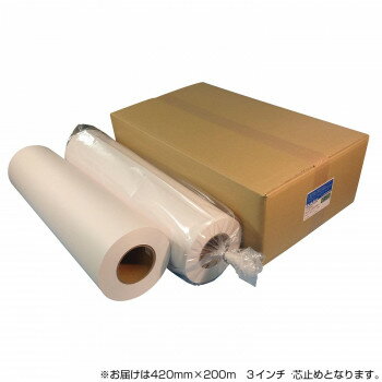 オストリッチダイヤ リッチライトゴールド 55上質紙ロール 420mm×200m 芯止め 2本 フ-0842-2 [ラッピング不可][代引不可][同梱不可]