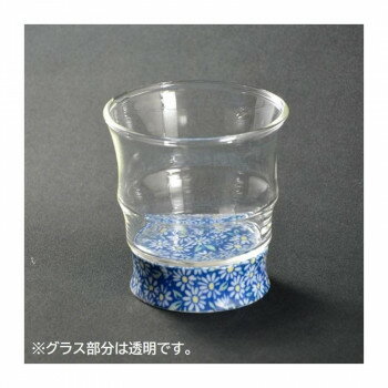 有田浪漫 ロックグラス フルール 青小菊 INT-103-5-2