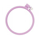 クロバー カラフル刺しゅう枠 12cm パープル・57-263