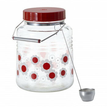 アデリアレトロ 貯蔵びん 3L 花まわし 6149