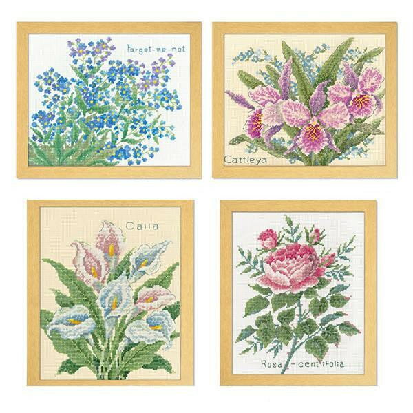 オリムパス オノエ・メグミ 刺しゅうキットシリーズ ボタニカルガーデン 7502・カトレア