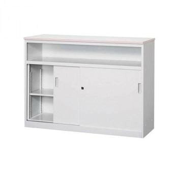 ���ե�����Ź�޸��� �����ƥ५���󥿡� ��ê�եϥ������󥿡� ���� ŷ��W1200��D450mm ���졼��COM-CVA-12HST-G [��åԥ��Բ�][����Բ�][Ʊ���Բ�]