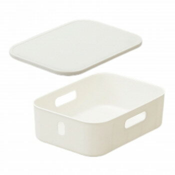 収納用品 natura(ナチュラ) インボックス ソフト SS フタ付き 4個組 ホワイト NIBS-SS4-FS4 [ラッピング不可][代引不可][同梱不可]