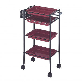 サロン向け C-305 トレーワゴン あずき 13509 [ラッピング不可][代引不可][同梱不可]