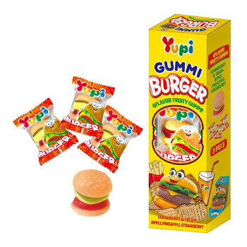 ユピ グミバーガー 3P 24袋 100002124 [ラッピング不可][代引不可][同梱不可]