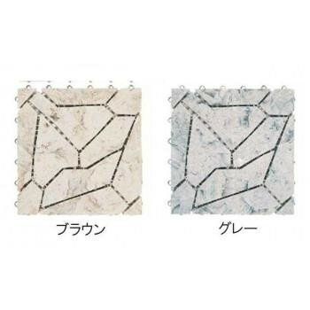 Door Mats - ワタナベ タイル・スノコタイプ システムストーン 30cm×30cm 30枚セット SS-300-GY・グレー [ラッピング不可][代引不可][同梱不可]