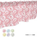 カフェカーテン 筆丸 1000×450mm 黄・41355