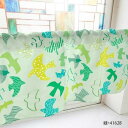 カフェカーテン 鳥 800×450mm 緑・41628